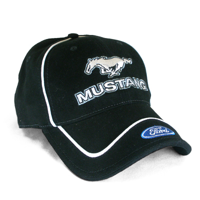 Ford Mustang Pony Black Baseball Hat