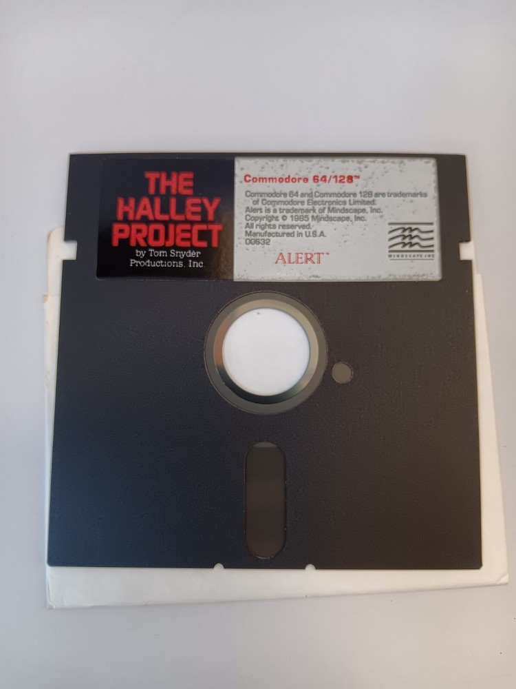 Commodore 64 The Halley Project Mission In Solar System Software Tested/Works
