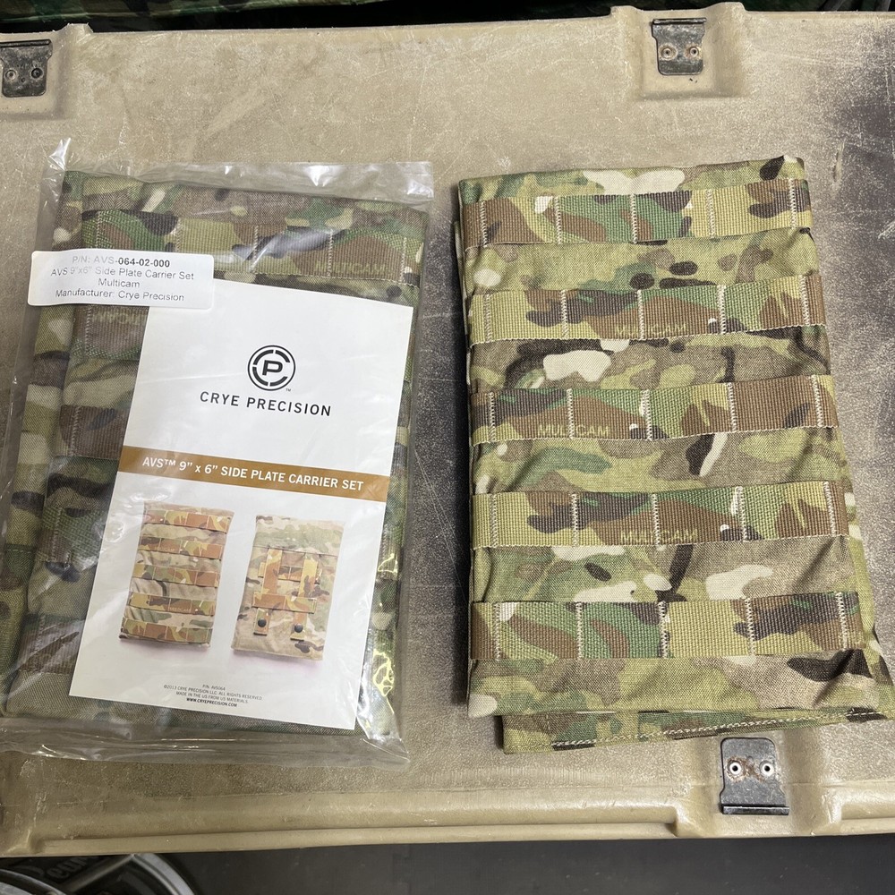 Crye Precision 9x6 AVS 064 Multicam Side Plate Carrier Set