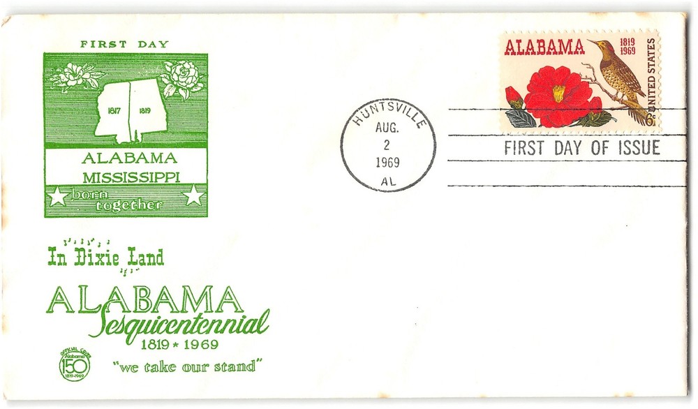 US #1375 FDC, 1969, Dixieland