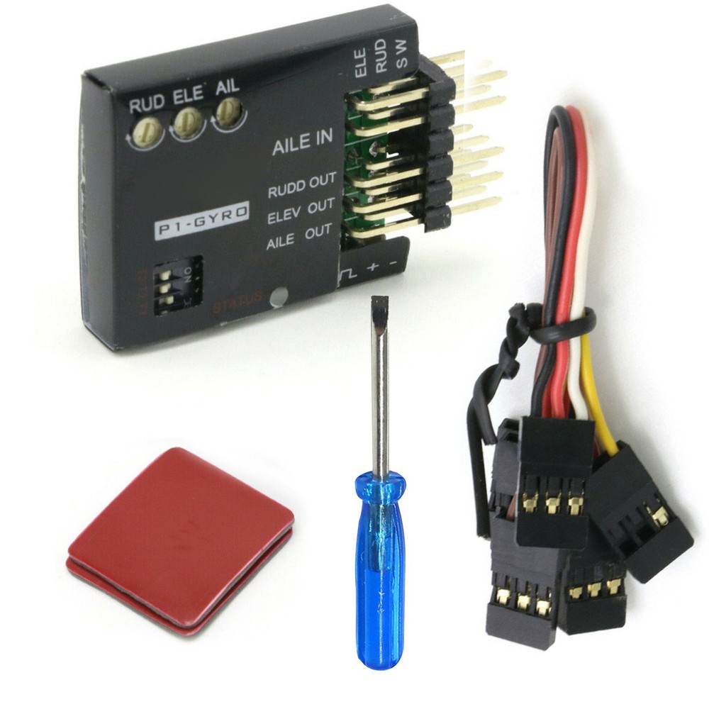 3.5-6V 3-Axis Flight Controller Stabilizer System Gyro For FPV RC Airplane Model