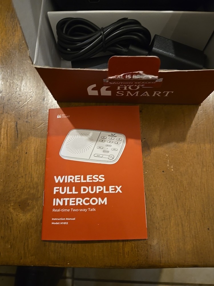 HO-SMART Full Duplex Wireless Intercom 1300 Feet Range Indoor and Outdoor Use