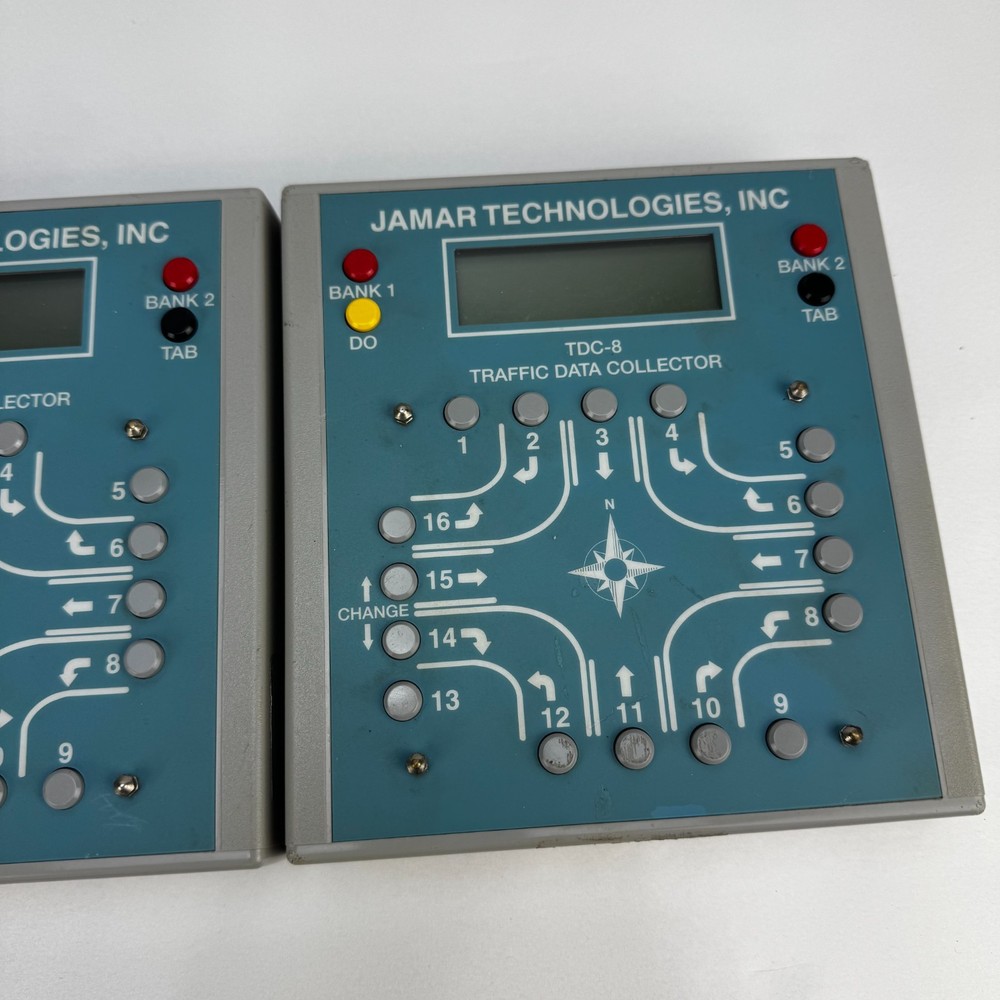 2x Pair Jamar Technologies TDC-8 Intersection Counters Traffic Data Collection