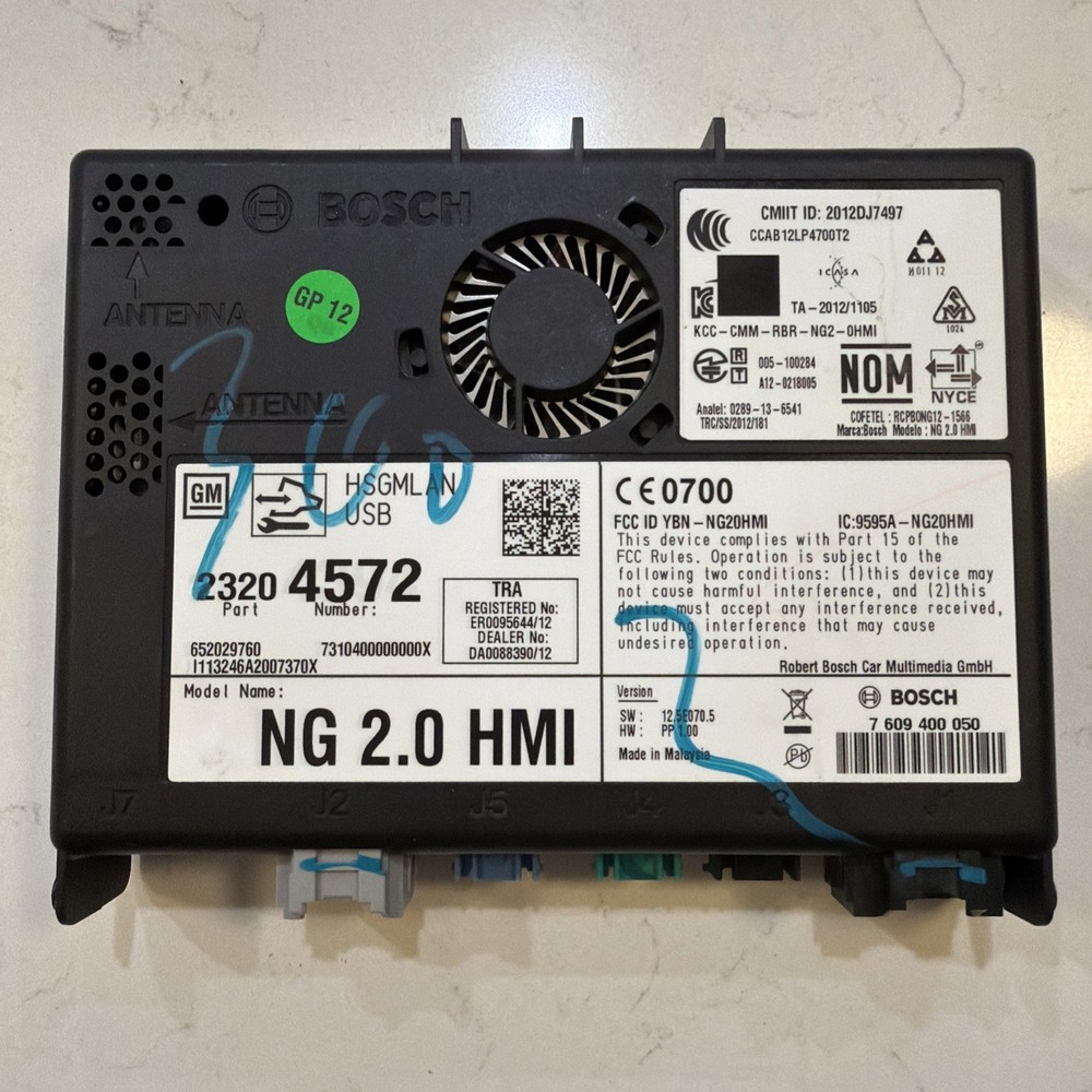 2014-2015 GM HUMAN MACHINE INTERFACE HMI MODULE OEM *UNLOCK EXTRA FEE* 23204572