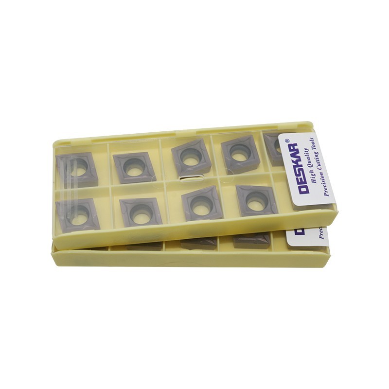 Deskar CCMT060204 LF6018 Carbide Inserts 10pcs CCMT21.51 Turning Insert