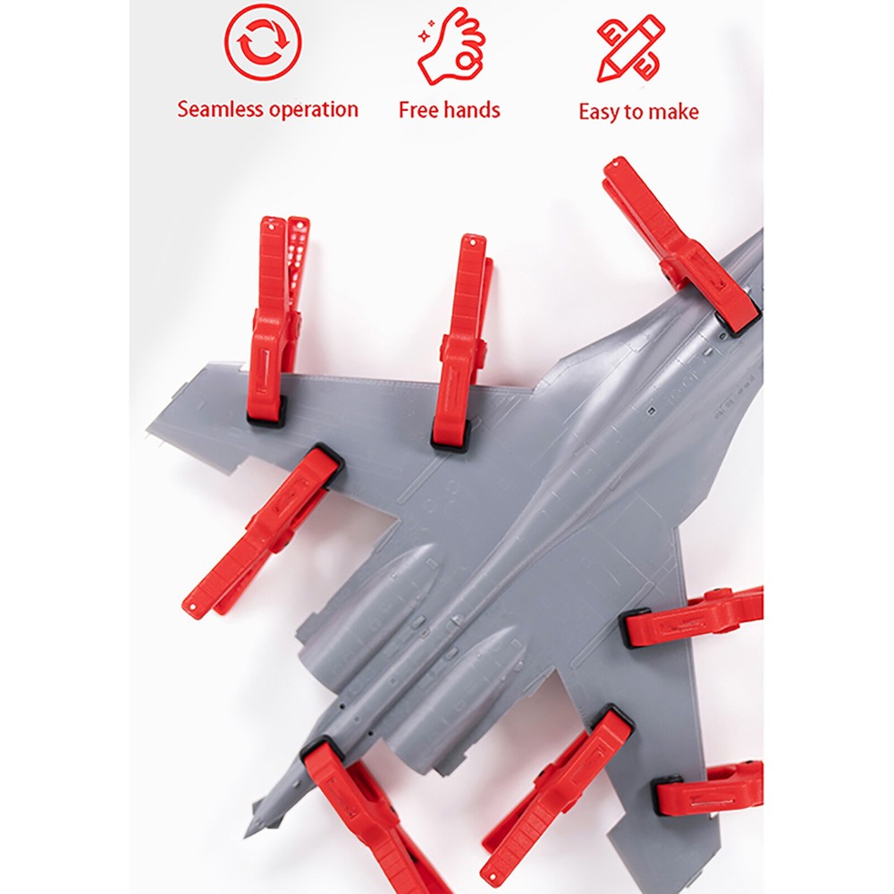For Hobby Model DIY 2/4/20 PCS Seamless Auxiliary Clamp Model Tool YS