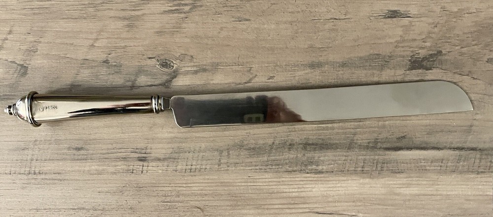 Towle Silver Tone Wedding Cake Server 2pc set