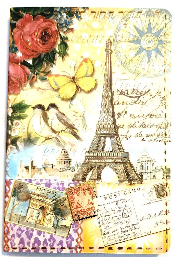 Handy 4" Pocket Notepad Eiffel Tower