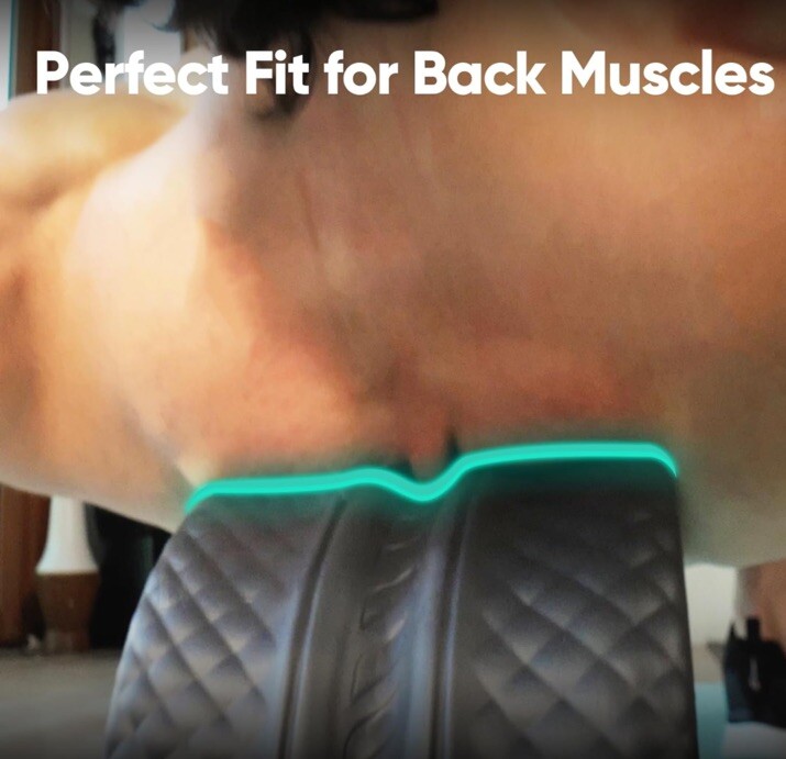 FitBeast Back Roller - 9" Blue