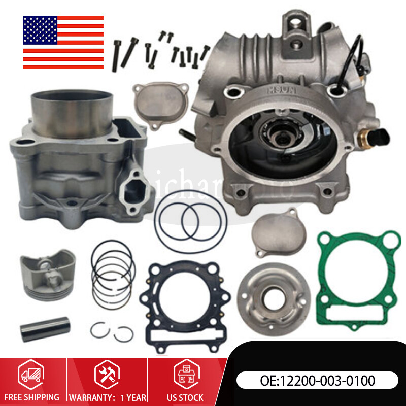 1220A-003C-000 For HISUN 400cc Cylinder Head Cylinder Kit HS400 ATV UTV EFI Carb