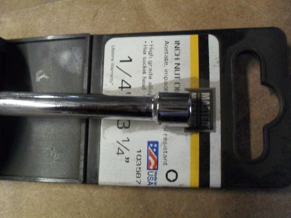 Master Mechanic 1/4" x 3" Nut Driver Tool x7