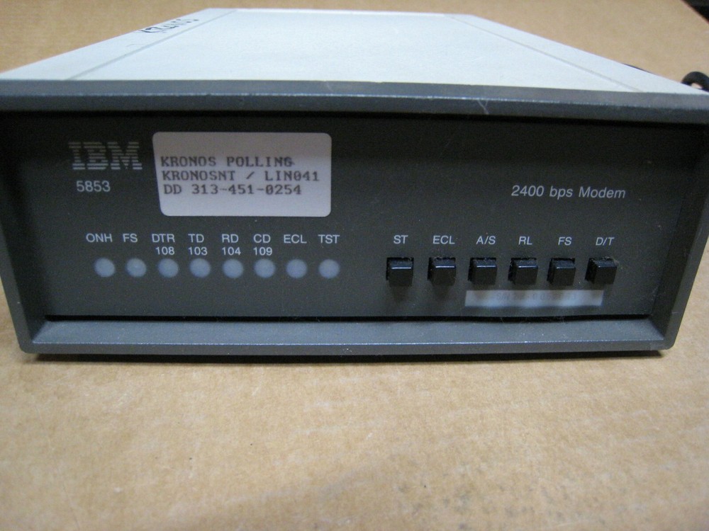 IBM 5853 External 2400 Modem