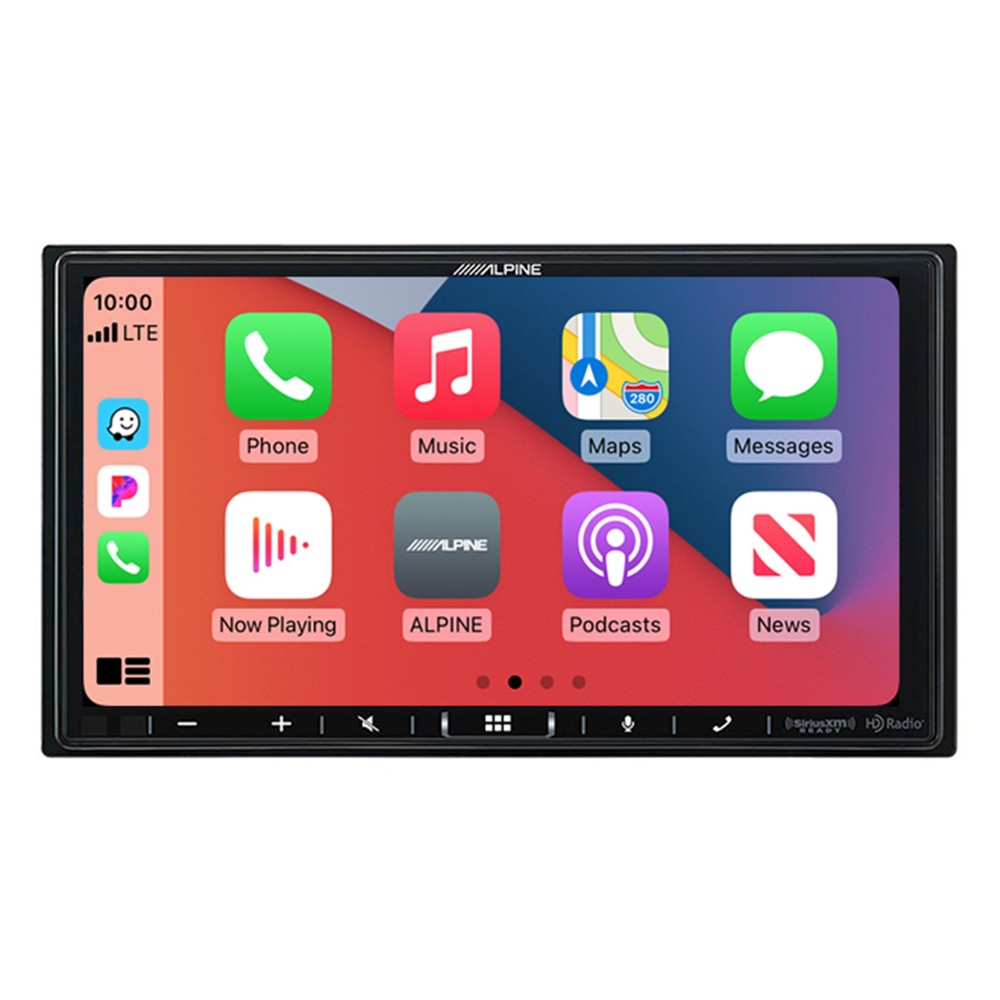 Alpine iLX-407 7" Multimedia Carplay & Android Auto w/ Speaker Bundle