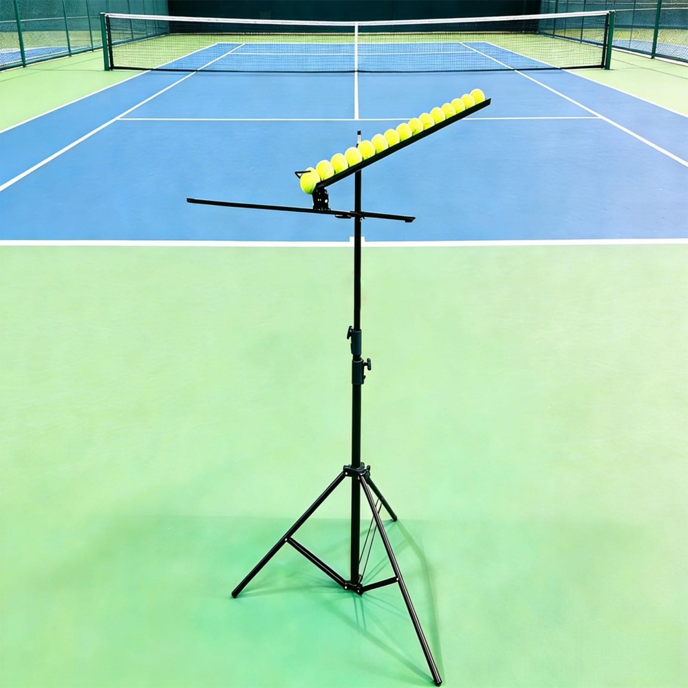 Tennis Ball Dropping Machine Adjustable Lightweight Tennis Serving Machine