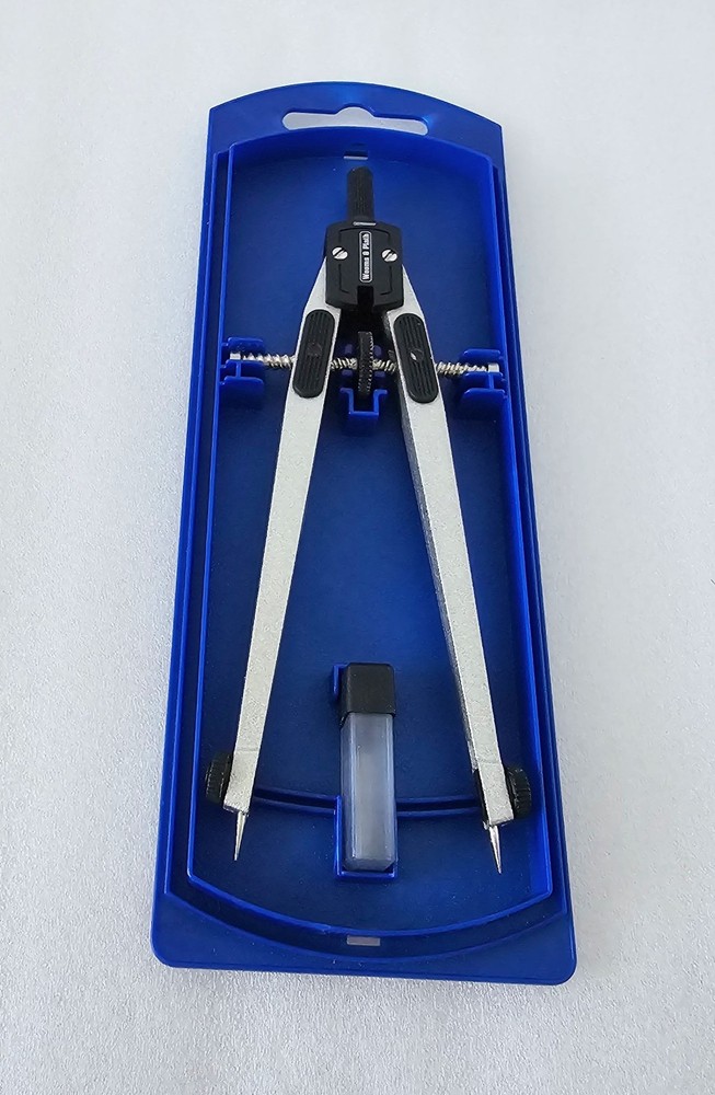 Weems & Plath 7" Ultralight Divider Compass #176 Navigation Tool Made in Germany