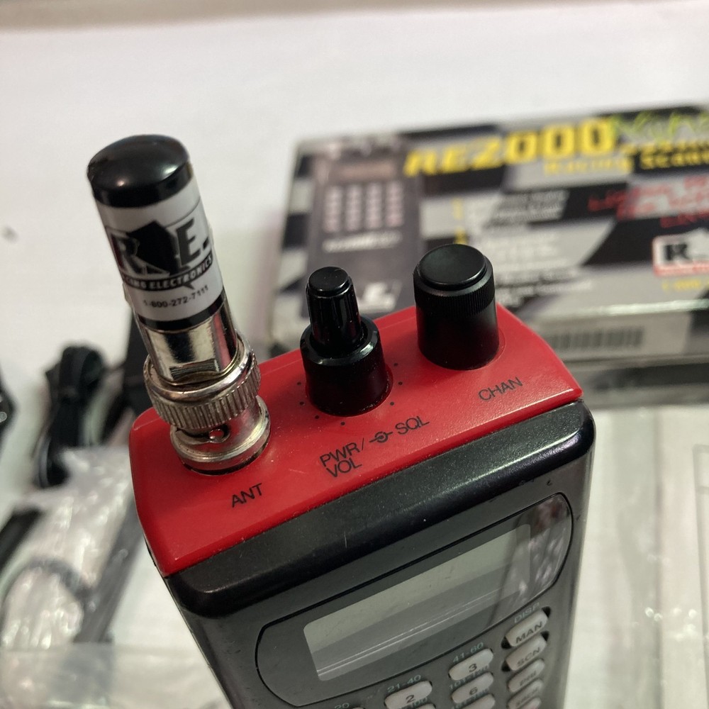 Racing Electronics RE2000 Alpha NASCAR Radio Scanner With Headset