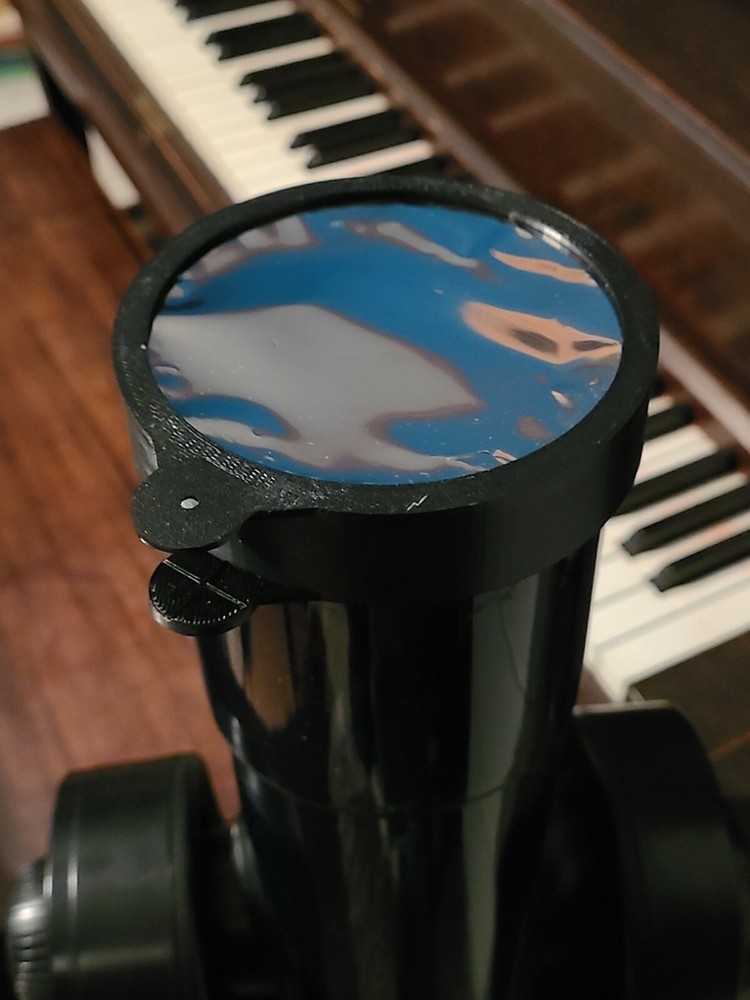 3D-Printed Solar Filter for Meade ETX-70 Telescope