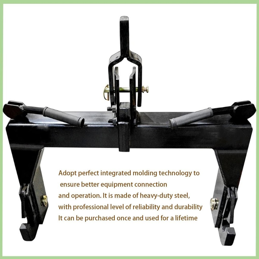Efficient Quick Hitch Adapter with Powder-Coated Finish for Tractor Versatility