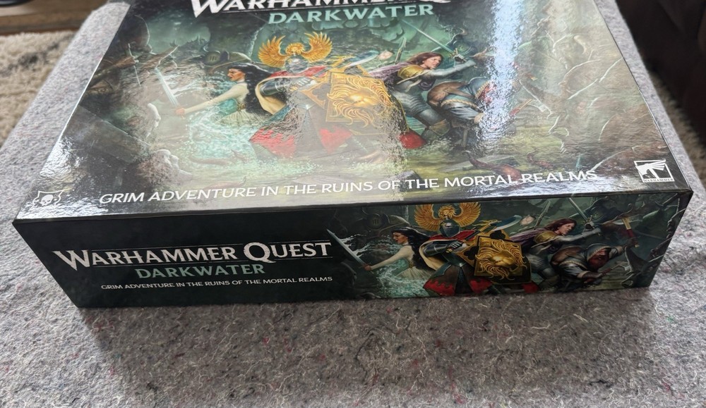 Warhammer Quest: Darkwater boardgame, box only, Excellent condition