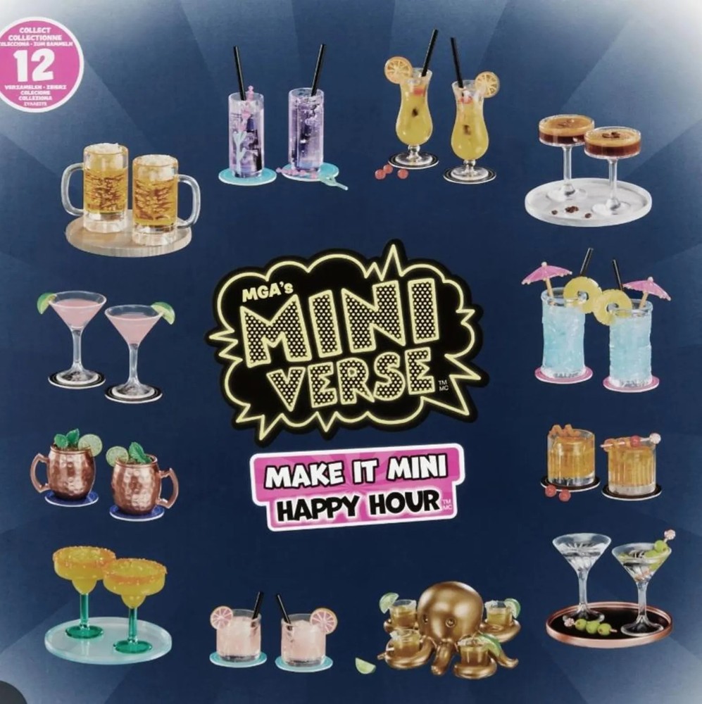 MGAs Miniverse Make It Mini Happy Hour - OPEN New - You Choose !!