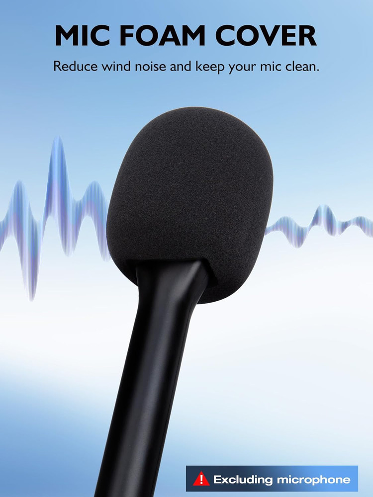 Mic Holder for DJI Mic Mini - Handheld Wireless Microphone Interview Stand, Micr