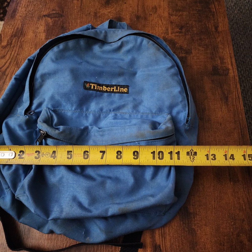 Timberline Day Pack Backpack Light Blue Adjustable Straps