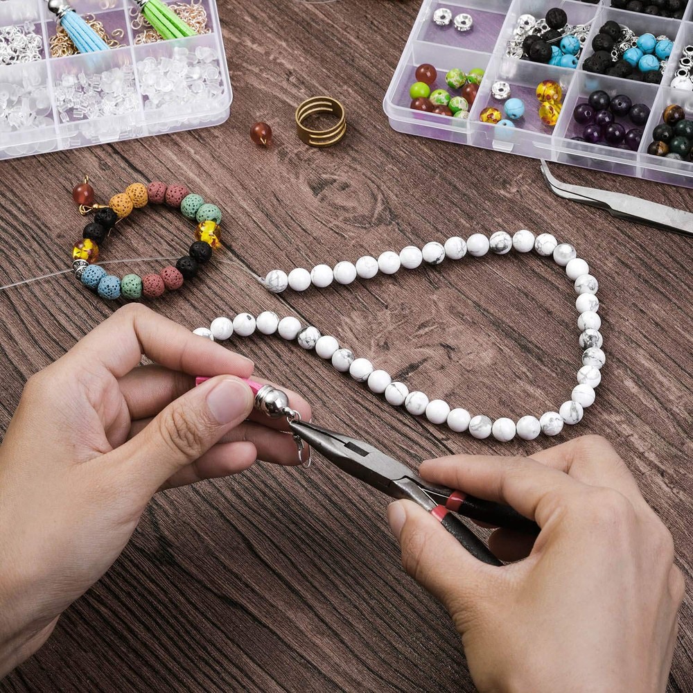 Earring Hooks 1900pcs Earring Making Supplies Kit With Jewelry Hooks Fish Hook E