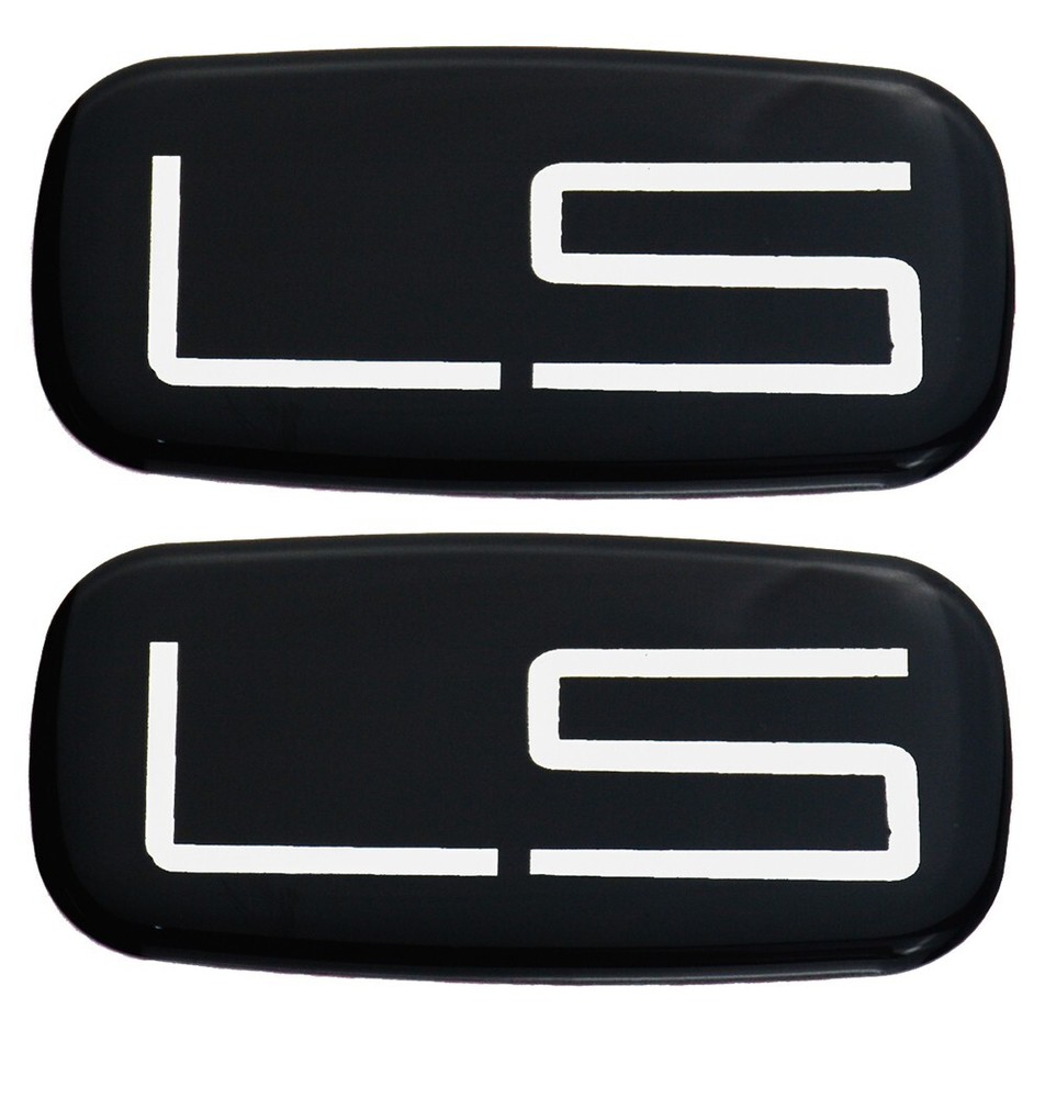 2Pc Black Chrome 99-07 Side Body LS Emblems 3D Badges Replacement 15036135