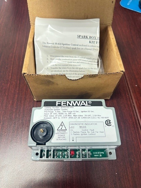 Blodgett 20348 Spark Box Assembly