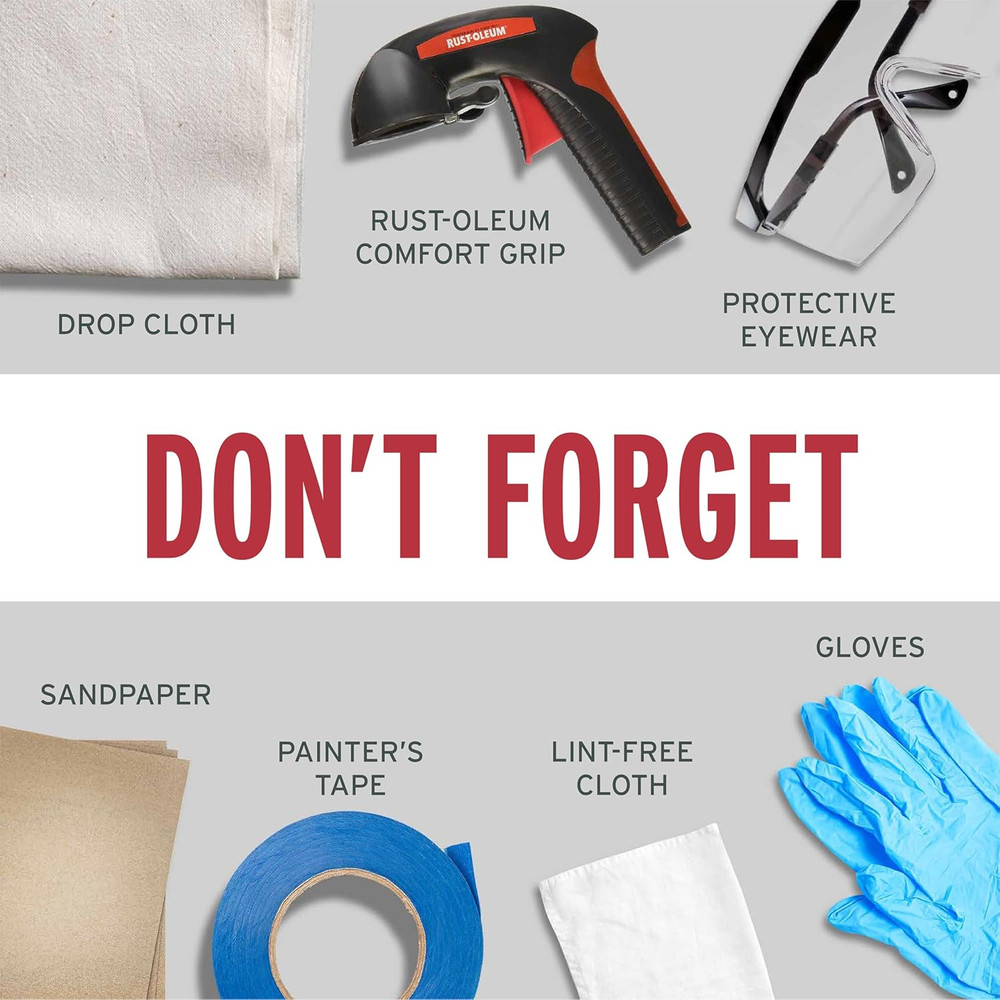 Rust-Oleum Turbo Spray Rust Primer, 24 Oz, 6 Pack - Stops Rust Effectively