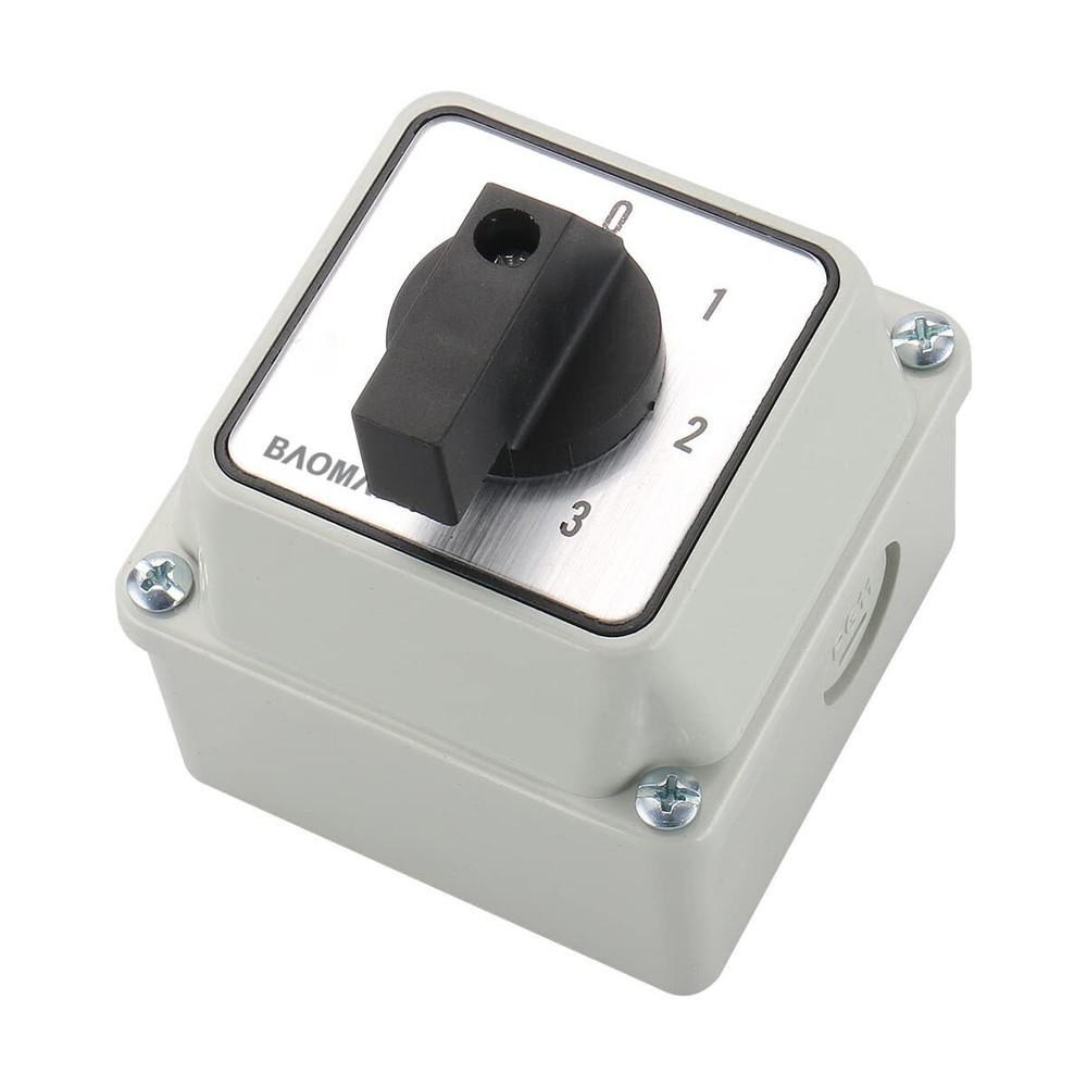 Baomain Universal Rotary Changeover Switch SZW26-20/D202.2D with Master Switch E