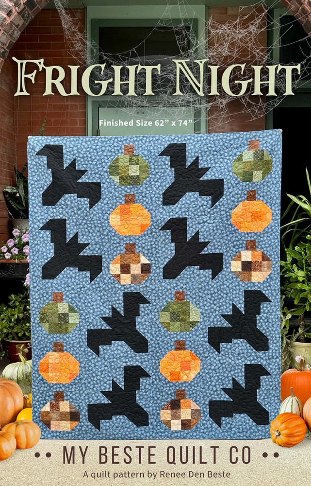 Fright Night Quilt Pattern by Renee Den Beste
