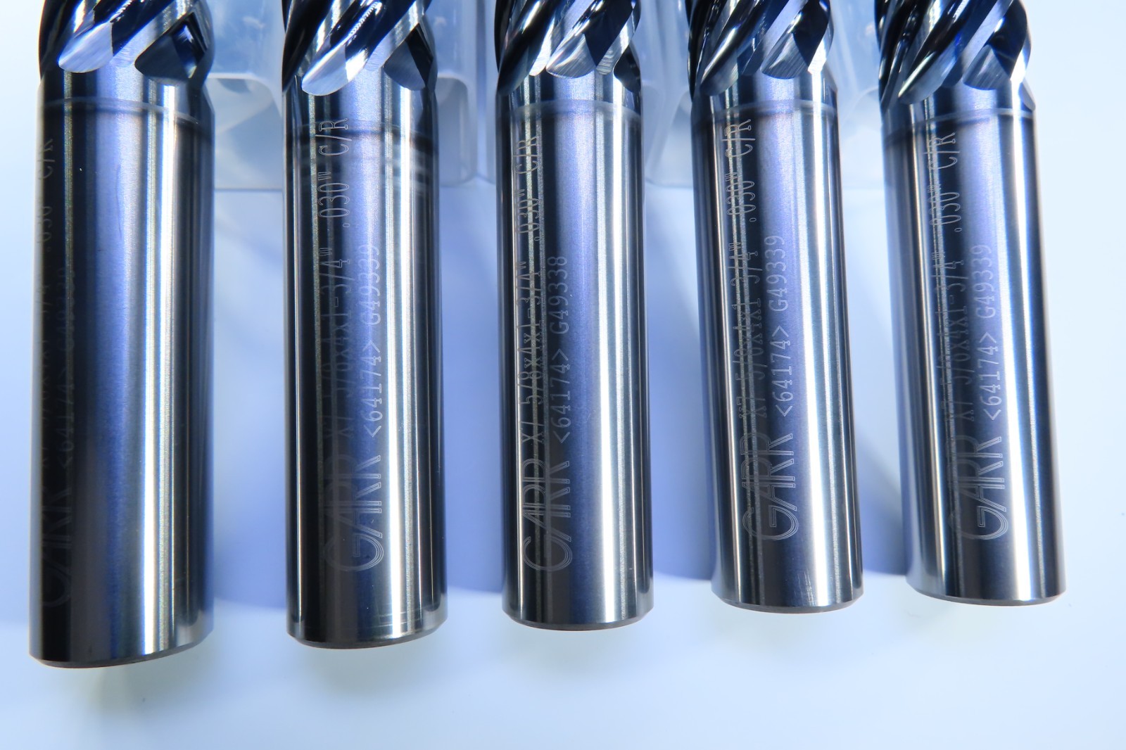LOT ( 5 PCS ) NEW 5/8" GARR VX-7 SERIES 7 FLUTE ALCRONOS 64174 CARBIDE END MILL