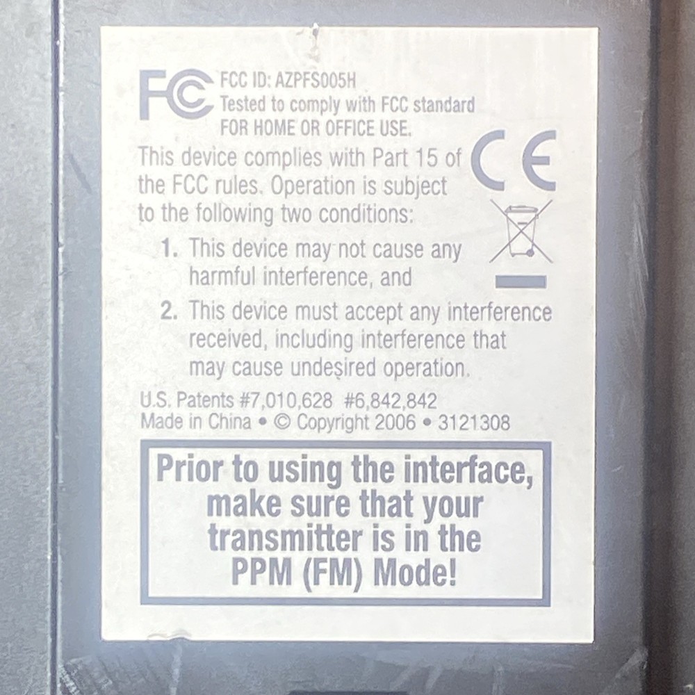 Great Planes RealFlight G3 USB InterLink Plus Controller Simulator By Futaba