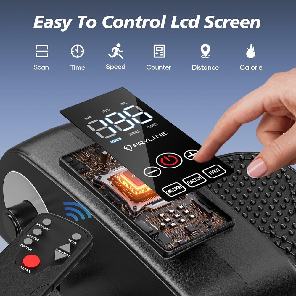 Under Desk Elliptical Machine Electric Mini Pedal Exerciser