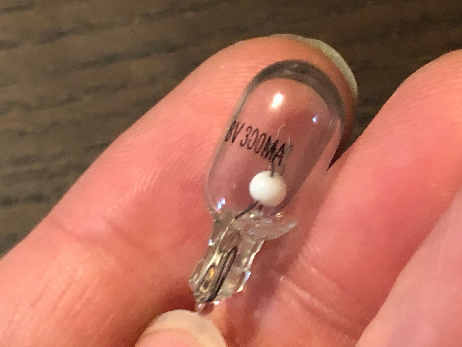 25 New Warm White 8V 300ma Wedge Lamp Light Bulbs .3A 0.3A Incandescent