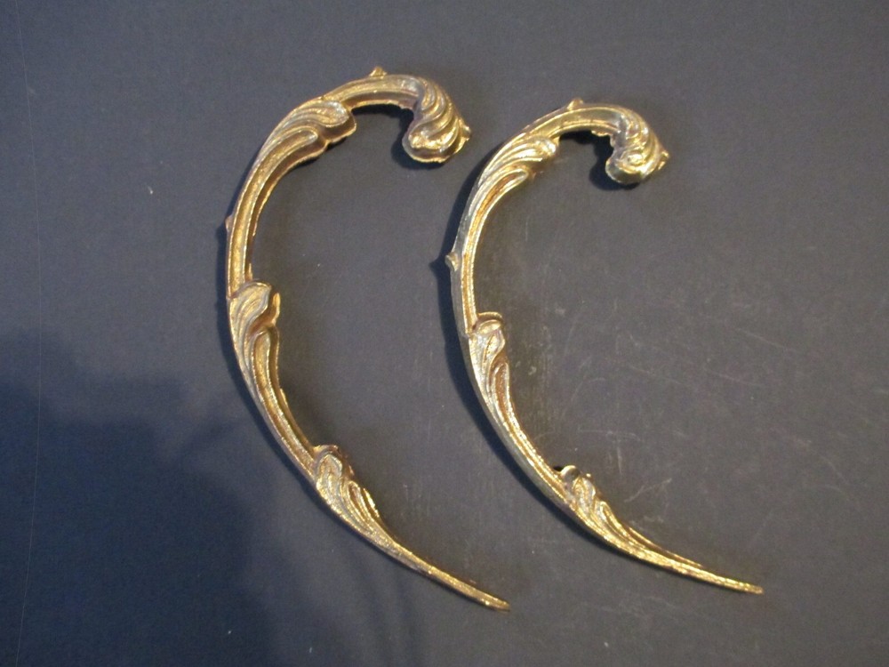 Antique lighting reproduction brass decorative scrolls