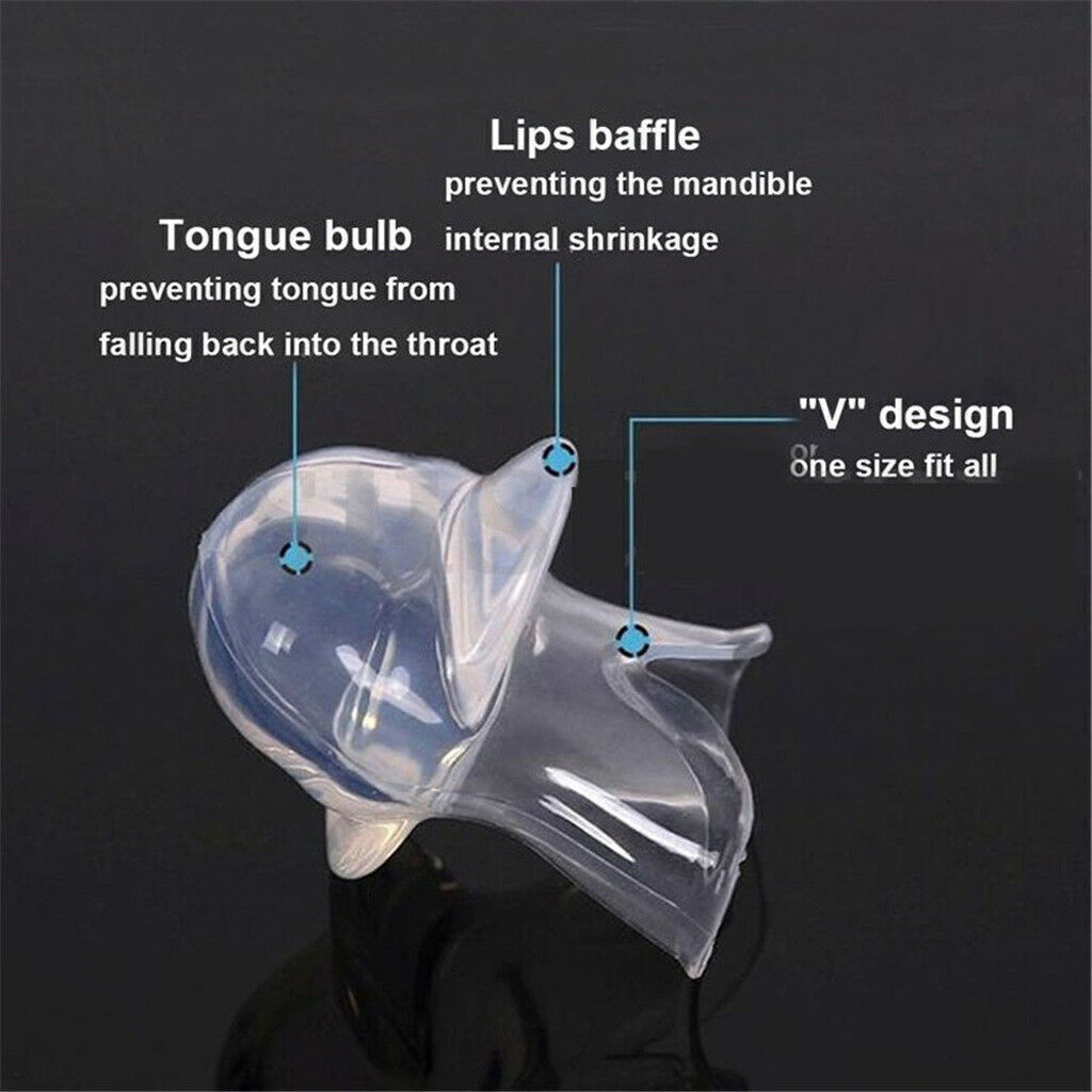 Anti Snoring Tongue Device Sleep Apnea Aid Stop Snore Sleeve Aone Silicone 1/2/4