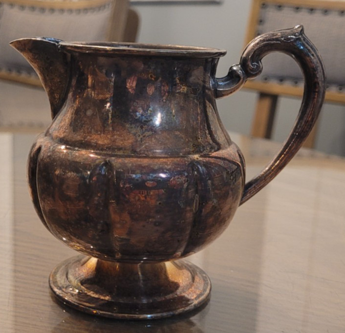 Vintage Silver Plated Creamer Pitcher