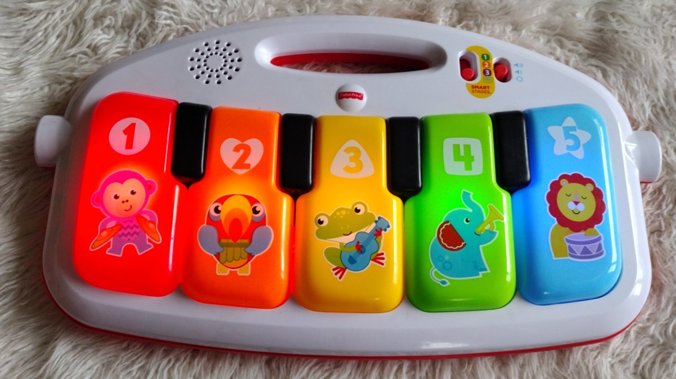 Fisher Price Deluxe Kick and Play Gym Replacement Piano Keyboard Music WORKS