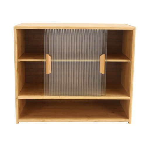 Stability & Solidity Kitchen Storage Stand Cupboard With Glass Door Sideboard