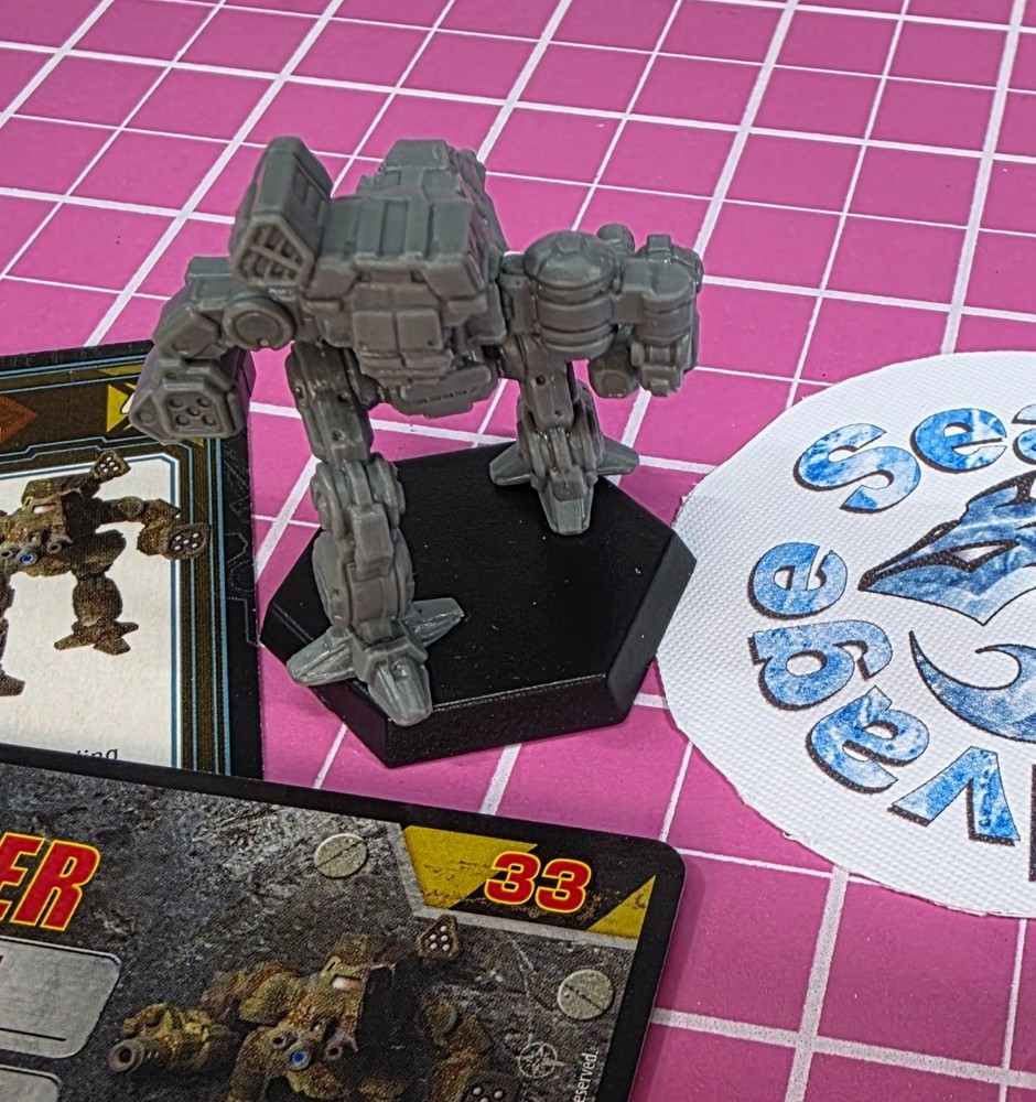 BattleTech Bushwacker Mech -- Inner Sphere Heavy Battle Lance + Cards