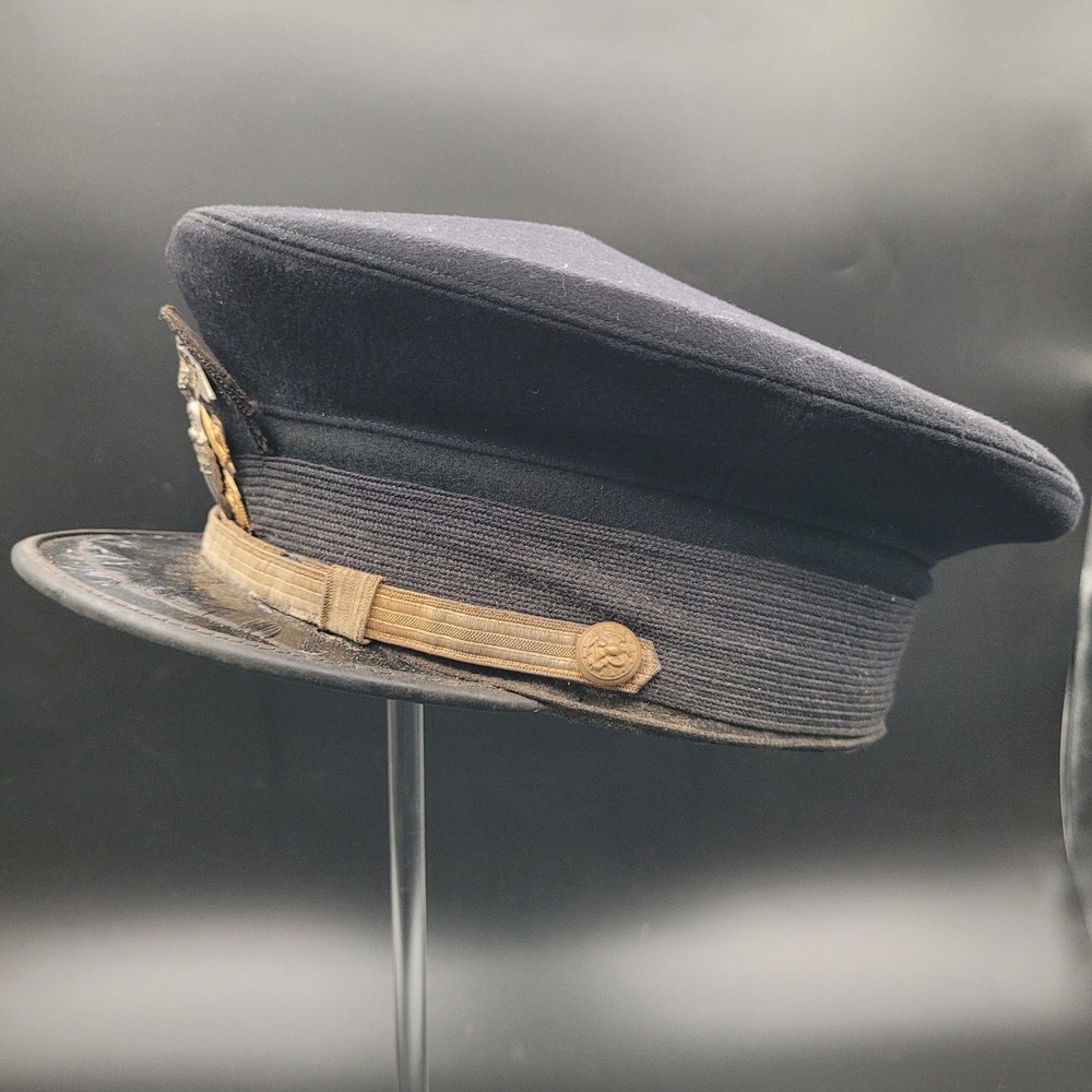 WW2 US Navy Officer Visor Cap