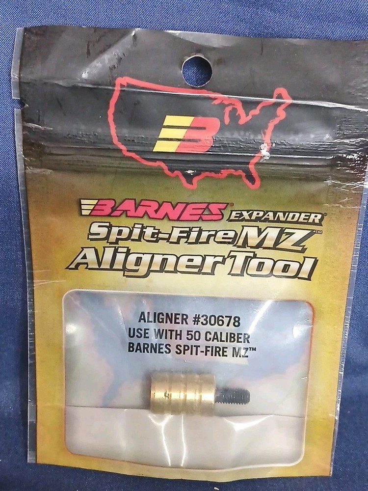 Barnes Muzzleloader Alignment Tool .54 Cal Brass 0.75" Long 30708. NOS