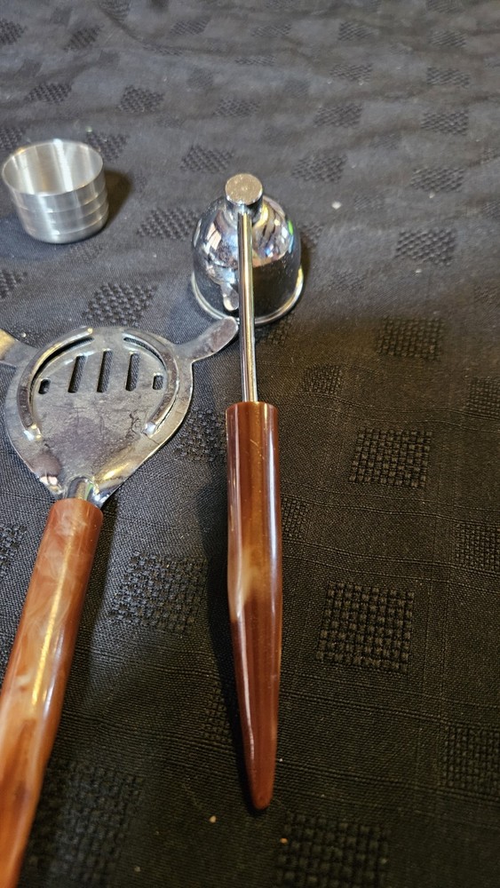 4Vtg Bakelite Butterscotch Bar Tools Lot