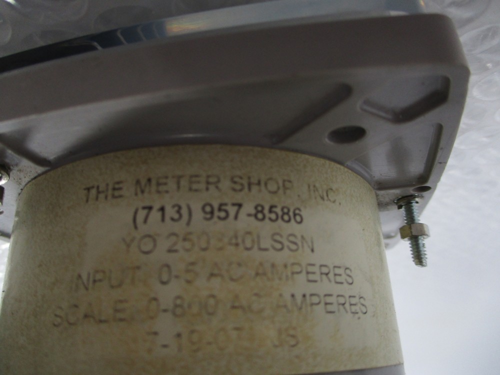 INDUSTRIAL SPARE 250340LSSN PANEL METER NSNP