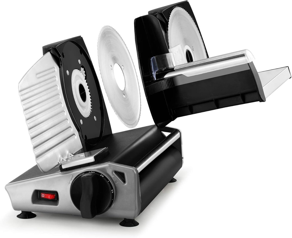 Meat Slicer, Cuts Meat, Cheese, Bread, Fruit & Vegetables, Adjustable Slice Thic