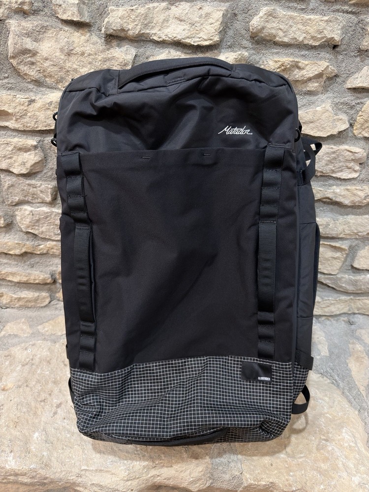 Matador Globerider Hiking Backpack Black Nylon Lightweight Multifunction