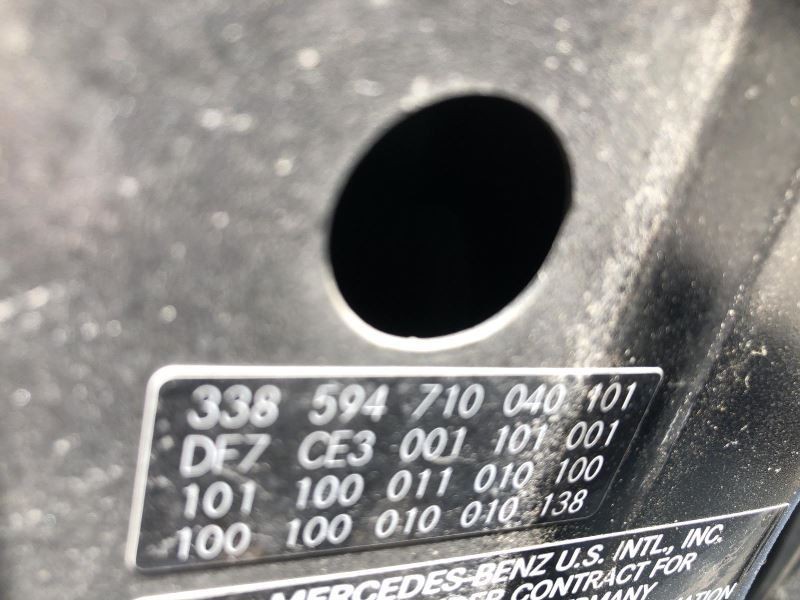 2014 2015 MERCEDES BENZ CLA250 Blind Spot Radar Object Distance Sensor 9127