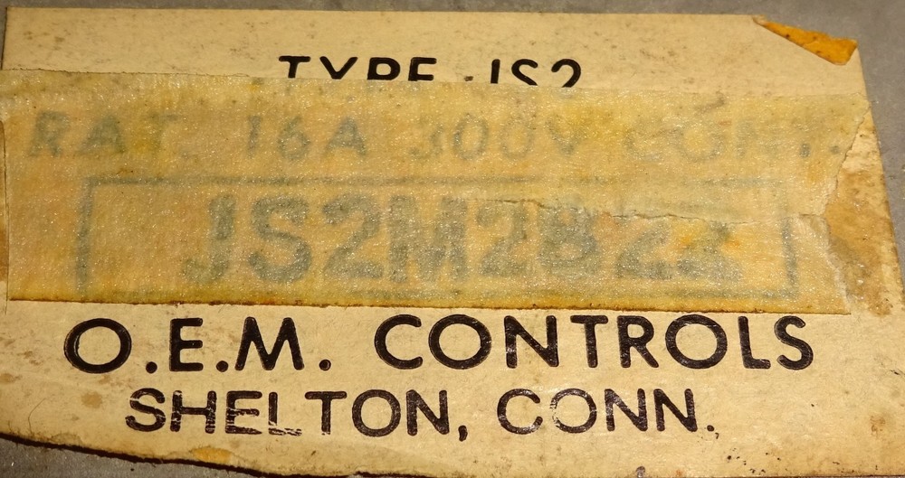 O.E.M. Controls JS2M2822 Crane Joystick Operator Type JS2 NEW